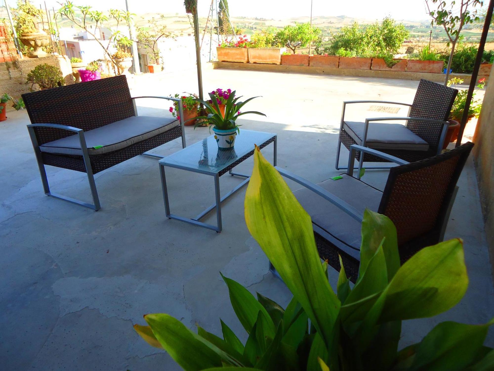 Ferienwohnung Sole E Fiori Di Sicilia Valderice Exterior foto